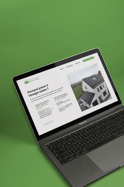 Mes-panneaux-solaires.be - Identité Graphique