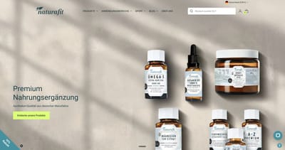 Naturafit Migration zu Shopify - E-commerce