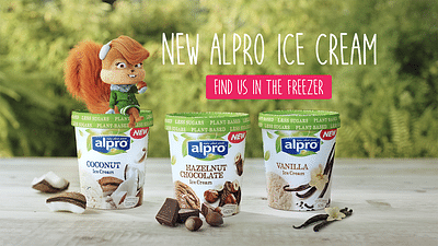 Enter the frozen world of Alpro ice cream - Image de marque & branding