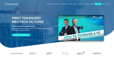 Refonte site web - BlueOcean - Animation