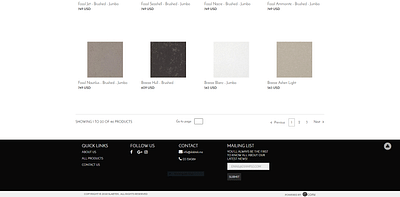 Stone-based surfaces - E-commerce