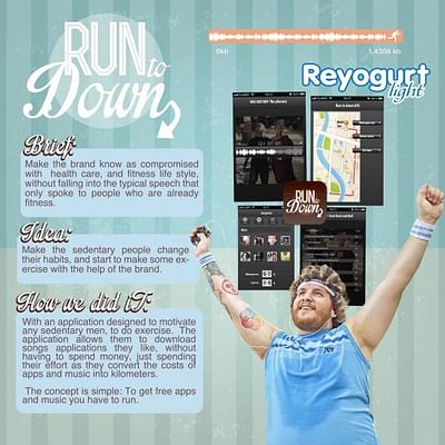 RUN TO DOWN - Publicidad