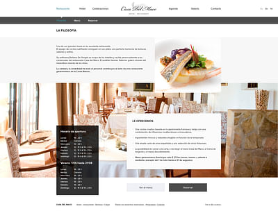 Página Web para restaurante El Maco - Photographie