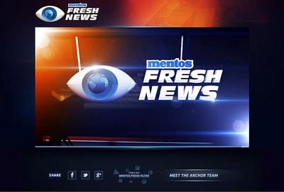 Mentos Fresh News, 1 - Videoproduktion