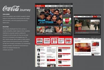 COCA-COLA JOURNEY - Publicidad