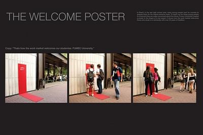 THE WELCOME POSTER - Reclame