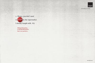 Stop - Publicité