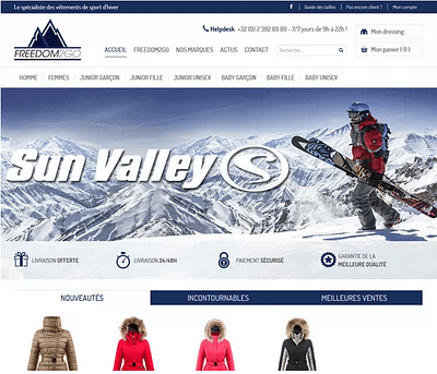 Freedom2go - siteWeb responsive - Website Creatie