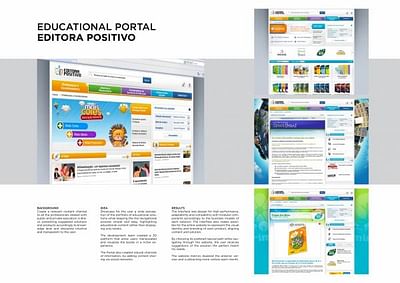 EDUCATIONAL PORTAL - EDITORA POSITIVO - Advertising