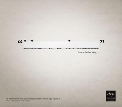 Martin Luther King Jr. - Werbung
