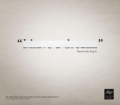 Martin Luther King Jr. - Reclame