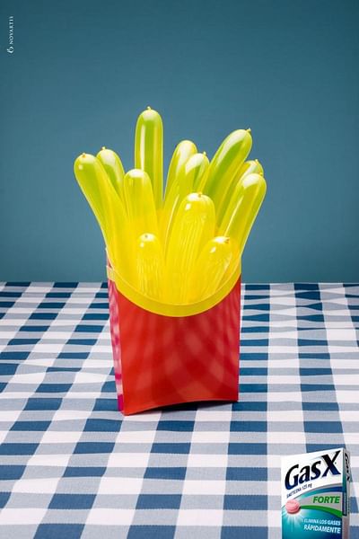 French fries - Publicidad
