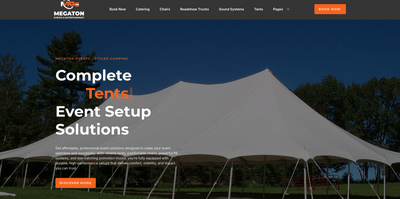 Megaton Events Web Development - Website Creation