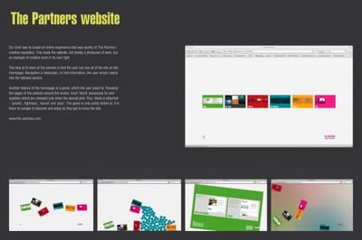 THE PARTNERS WEBSITE - Publicité