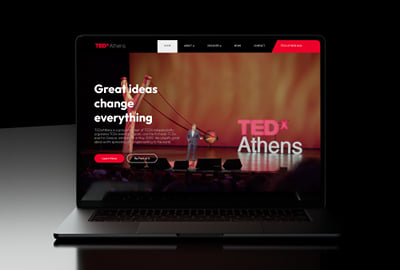 TEDxAthens - Création de site internet
