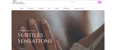 Subtiles sensations - E-Commerce