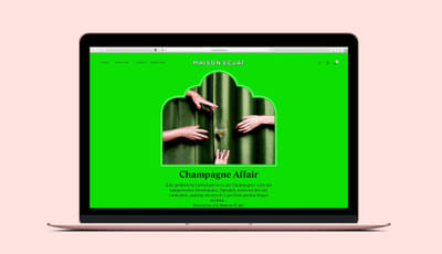 Maison Eclat - Création de site internet