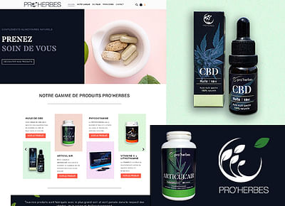 Pro'Herbes - Webseitengestaltung
