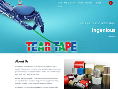 TT Packaging Sdn Bhd: Web Design Reimagined - Website Creatie