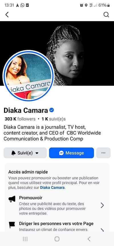 Stratégie réseaux sociaux:  Page Instagram et Facebook - Réseaux sociaux