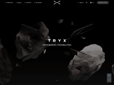 TRYX - Création de site internet