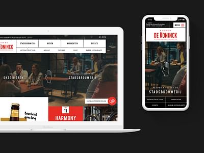 Antwerp City Brewery  — Website Design & Dev - Création de site internet
