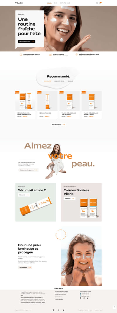Vilaris's Website - Marketing