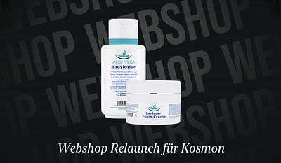 Shopware 6 Onlineshop für Kosmon - Advertising