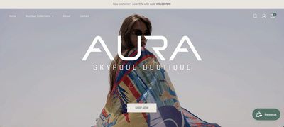 AURA Skypool Boutique | Ecommerce & Web Development - E-commerce