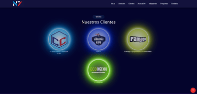 Página de N7 Softwares - Application web