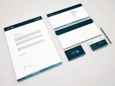 Création d'une charte graphique pour In2TheCloud - Ontwerp