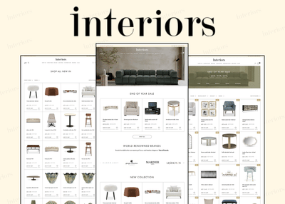 The Interiors - E-commerce