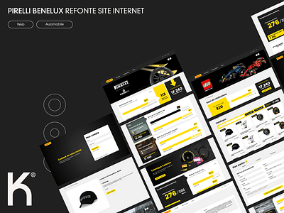 Pirelli Benelux - Plateforme de fidélisation - Création de site internet