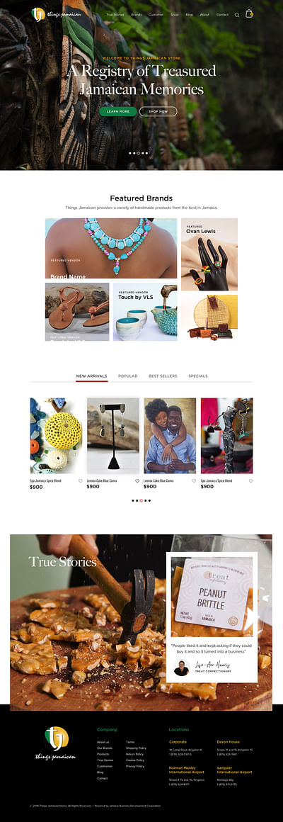 Things Jamaican - Website Creatie