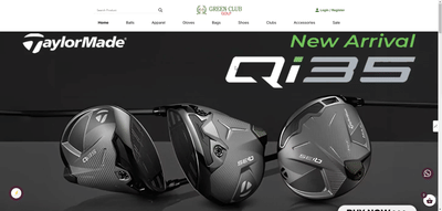 Greenclub Golf - Webseitengestaltung