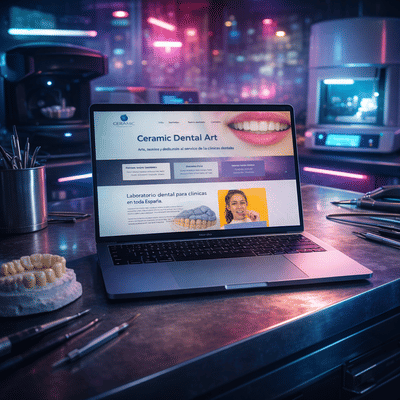 Ceramic Dental Art | Web corporativa para laboratorio dental - Website Creation