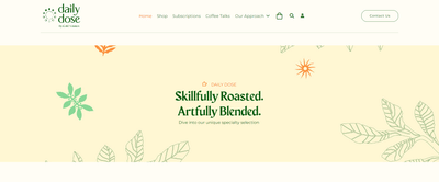 Daily Dose Website Creation - Création de site internet