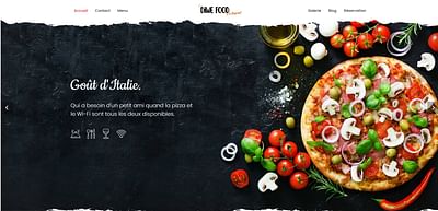 Site web restaurant - Webseitengestaltung