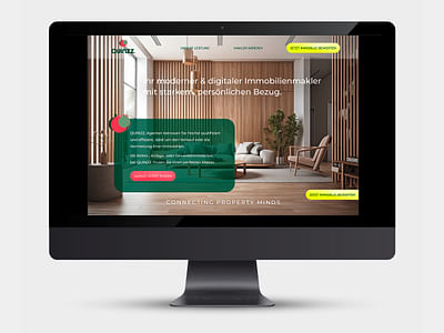 Web Design QUINZZ. B2C Website - Grafikdesign