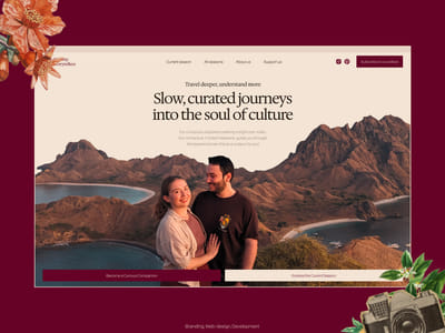 On Way Storytellers — Slow Travel Media - Webseitengestaltung
