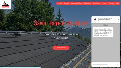 Peillex toiture | toiture et charpente - Website Creatie