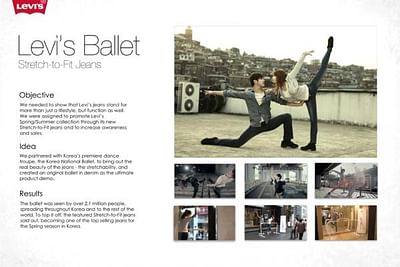Levi's X Korea National Ballet - Publicité