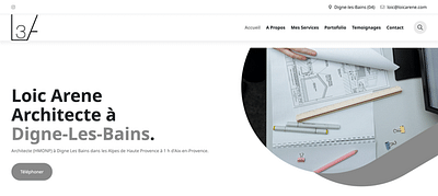 Site vitrine Architecte - Creazione di siti web