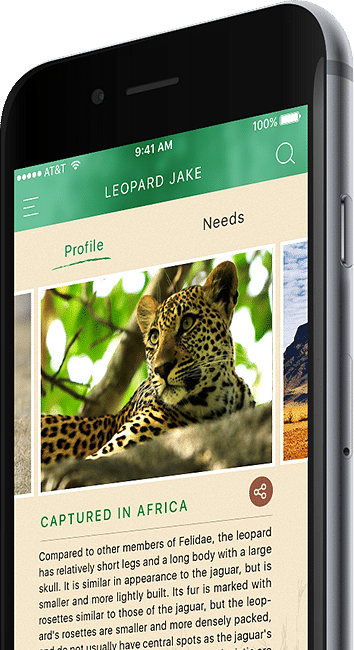 iDopt Wildlife App - Mobile App