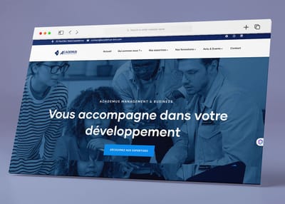 Academus Website - Création de site internet