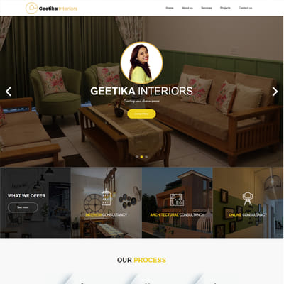 Geetika Interiors - Social Media