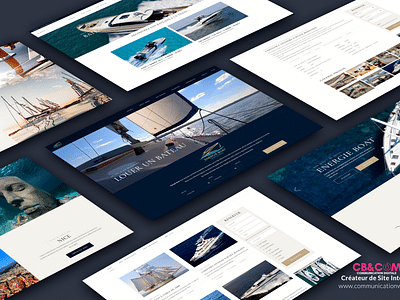 Site sur mesure - Vente & Location de Bateaux - Création de site internet