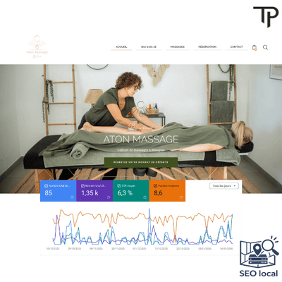 Site WordPress Massage Mauguio - Création de site internet