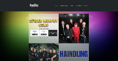 hello concerts - Création de site internet