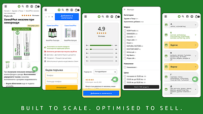 Ecommerce Website for Nutritional Supplements - Ergonomie (UX/UI)